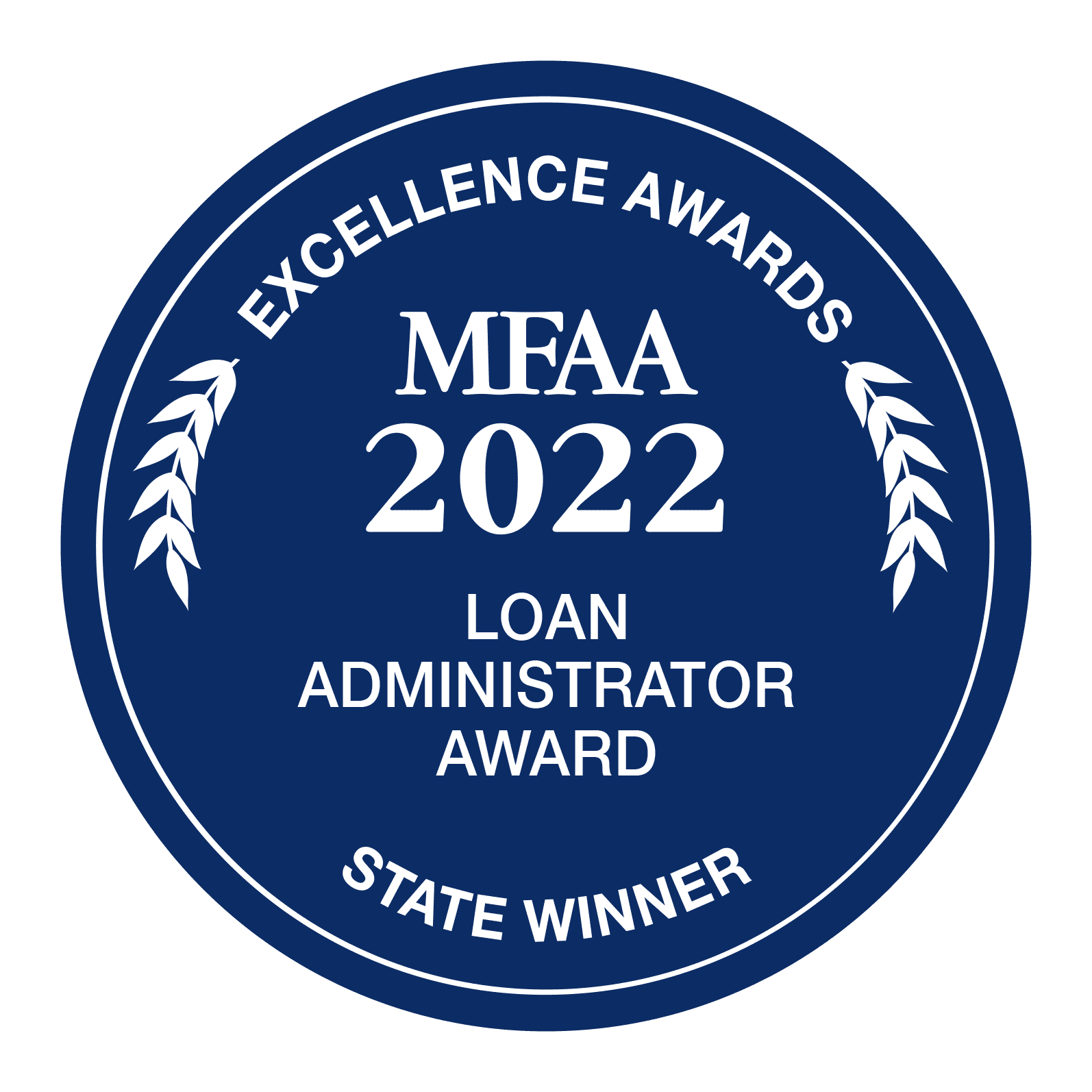 Winner 2021 Loan Administrator Award