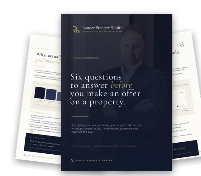 The Ramsey Acquisition Guide: six questions to answer before you make an offer on a property