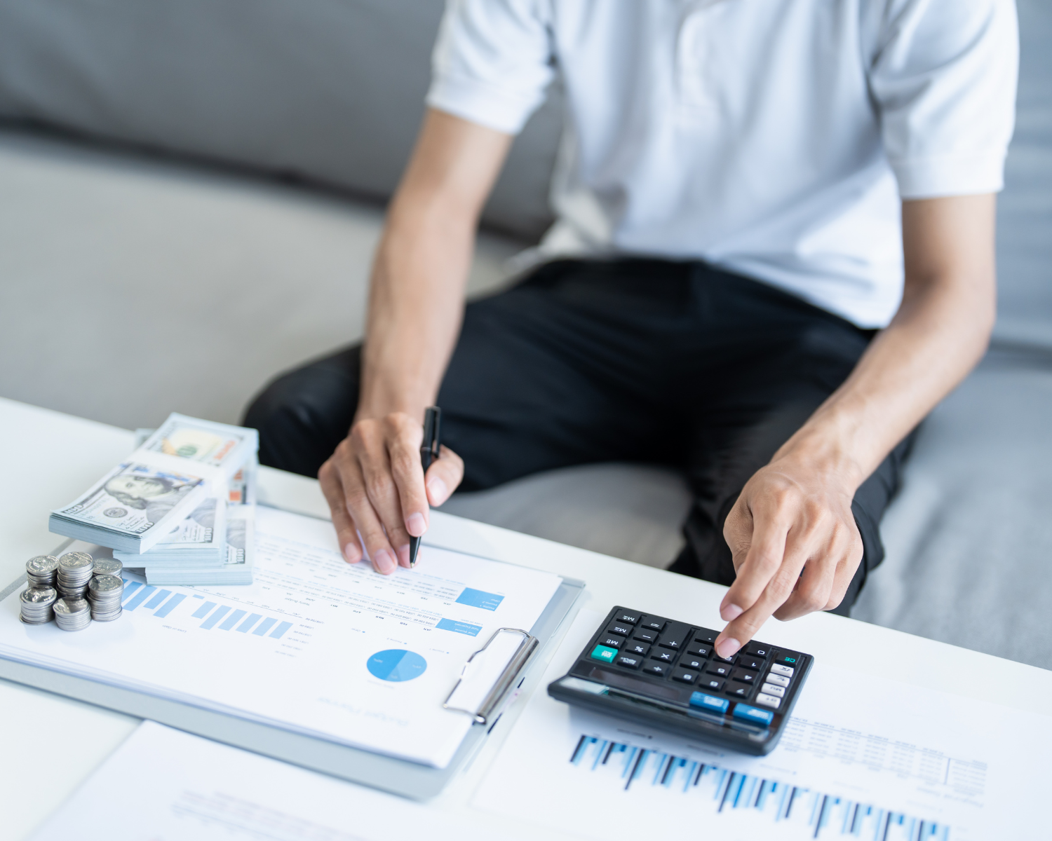 Australian property investor reviewing portfolio cash flow, structure and tax position